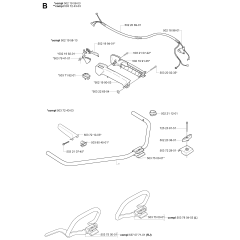 Handle & Controls for Husqvarna 225RJ