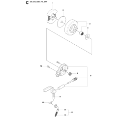 Clutch & Oil Pump for Husqvarna 230