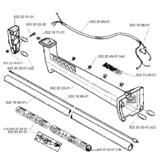 Shaft for Husqvarna 232 L