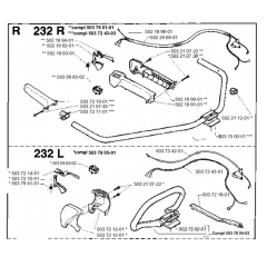 Handle & Controls for Husqvarna