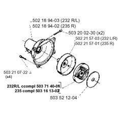 Clutch for Husqvarna 232 L