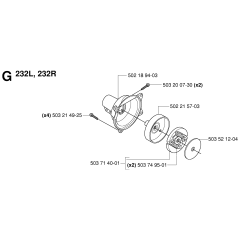 Clutch Assembly for Husqvarna 232R