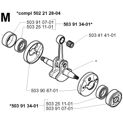 Crankshaft Assembly for 232RJ
