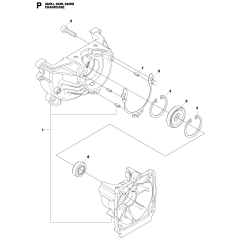 Crankcase Assembly for 233Rj