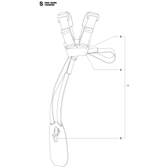 Harness Assembly for Husqvarna 233Rj