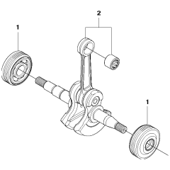 Crankshaft Assembly for Husqvarna