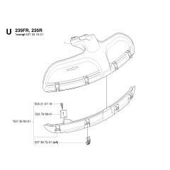 Guards No.2 for Husqvarna 235FR