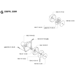 Clutch Assembly for Husqvarna 235FR