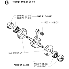 Crankshaft Assembly for 235P