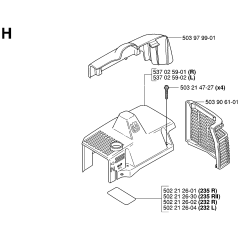 Cover Assembly for 235RII