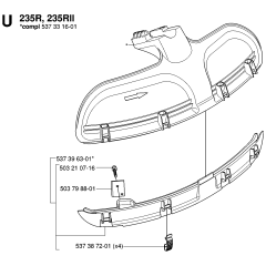 Guards No.2 for Husqvarna 235RII