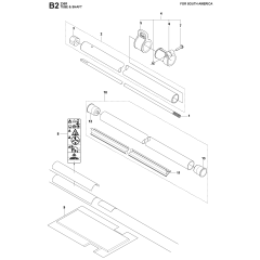 Tube & Shaft for Husqvarna 236R