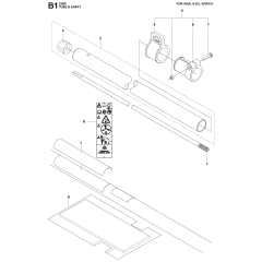 Tube & Shaft for Husqvarna 236R