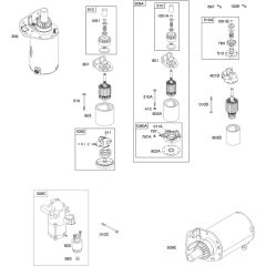 Starter Assembly for Briggs & Stratton