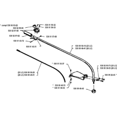 Shaft for Husqvarna 23 L