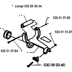 Handle for Husqvarna 23 L