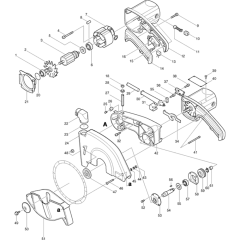 Makita 2400B Mitre Saw Assembly