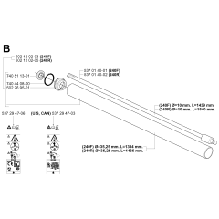 Shaft Assembly for Husqvarna 240F