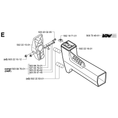 Tower Assembly for Husqvarna 240F