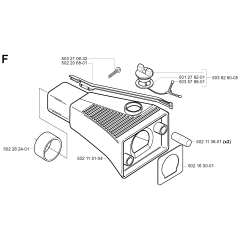 Fuel Tank Assembly for Husqvarna 240F