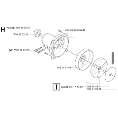 Clutch Assembly for Husqvarna 240R
