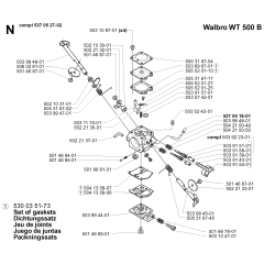 Carburetor Assembly for 240RBD