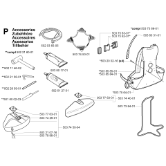 Accessories for Husqvarna 240RBD