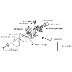 Carburetor & Air Filter for Husqvarna
