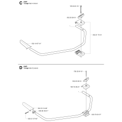 Handle Assembly for Husqvarna 240RJ