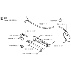 Throttle Controls for Husqvarna 240RJ