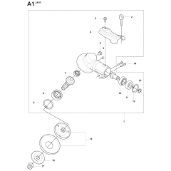 Bevel Gear Assembly for Husqvarna