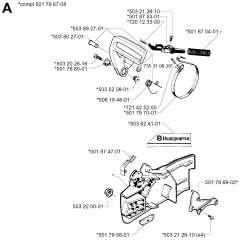 Chain Brake for Husqvarna 242