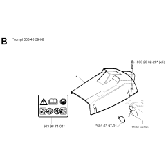 Cover Assembly for Husqvarna 242