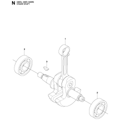 Crankshaft Assembly for 243RJ