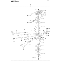 Carburetor Assembly for 243RJ