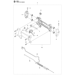 Throttle Controls for Husqvarna 243RJ