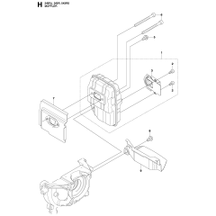 Muffler Assembly for 243RJ