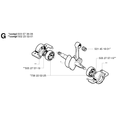 Crankshaft Assembly for 245RX
