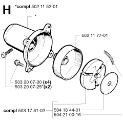 Clutch Assembly for Husqvarna 245RX