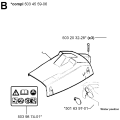 Cover Assembly for Husqvarna 246