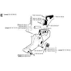 Fuel Tank Assembly for Husqvarna 246
