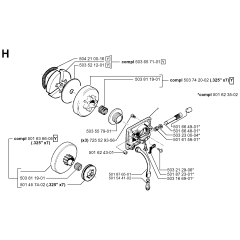 Clutch & Oil Pump for Husqvarna 246