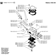 Carburetor Assembly for Husqvarna 246