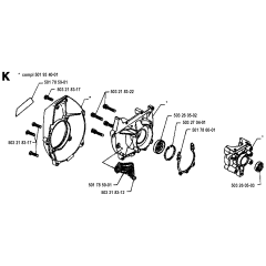 Crankcase Assembly for Husqvarna