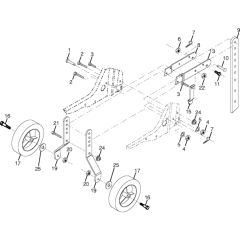 Wheel & Depth Stake Assembly