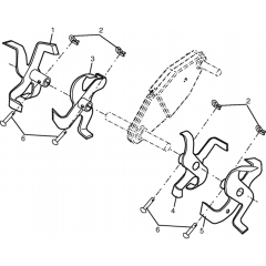 Tine Assembly for Husqvarna 25009