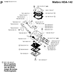Carburetor Assembly for Husqvarna