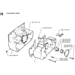 Crankcase Assembly for Husqvarna