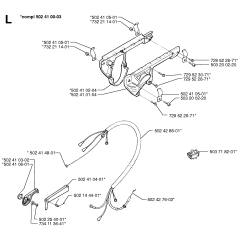 Throttle Controls for Husqvarna 250ps