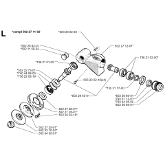 Bevel Gear Assembly for 250RX